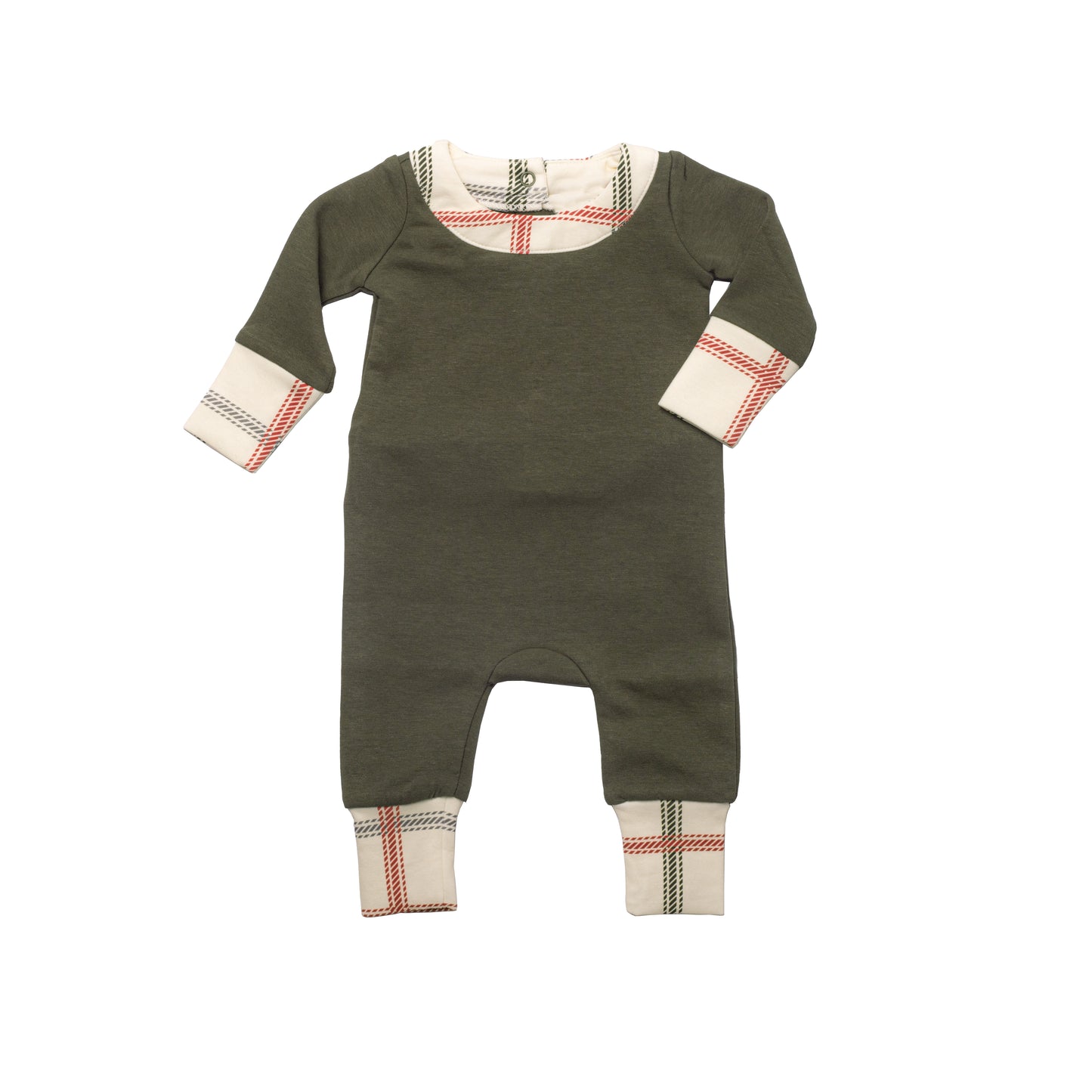 Gingham Romper Boys