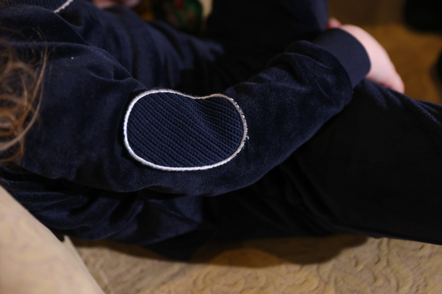 Navy Collar Robe