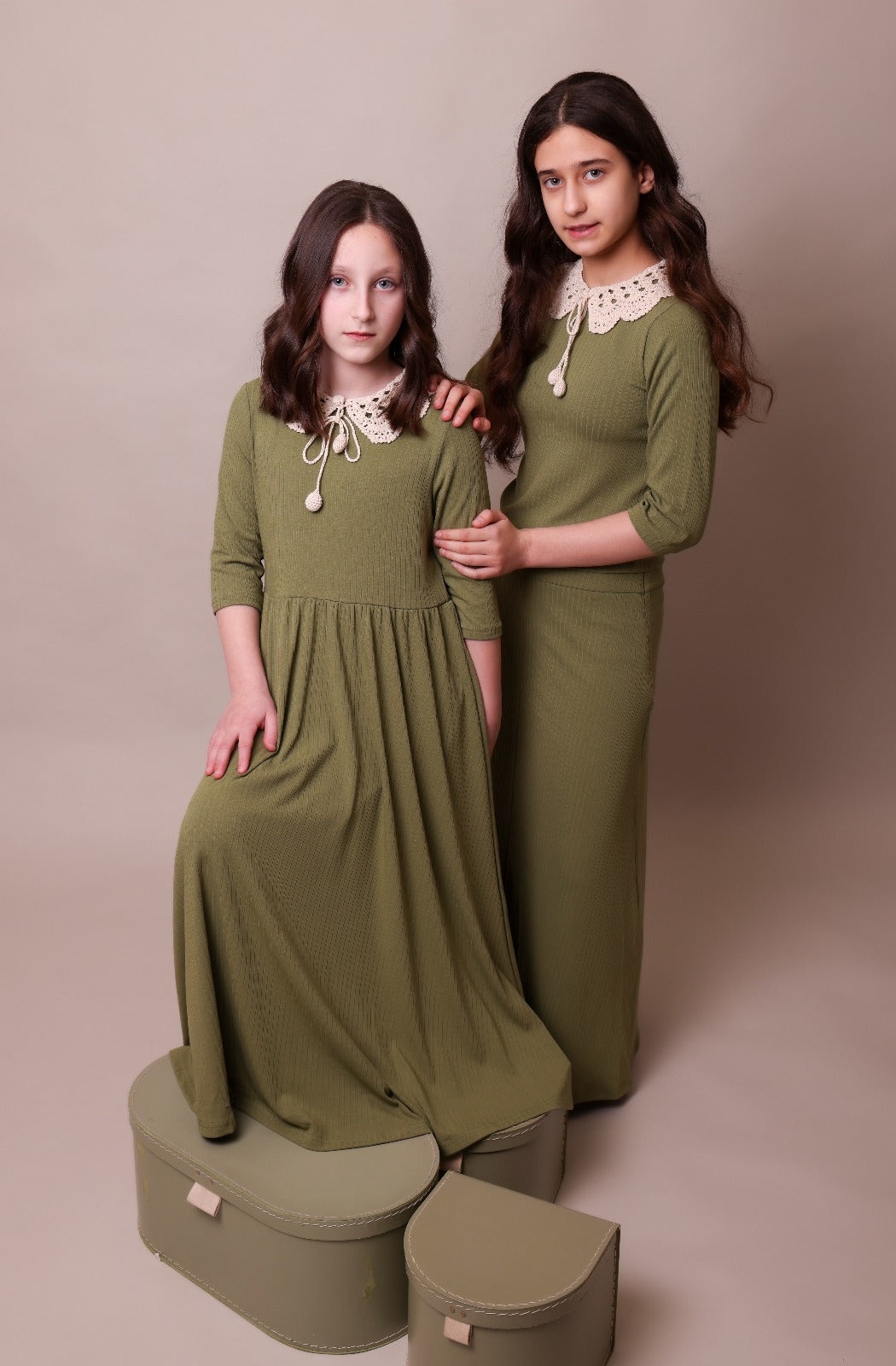 Green Crochet Robe