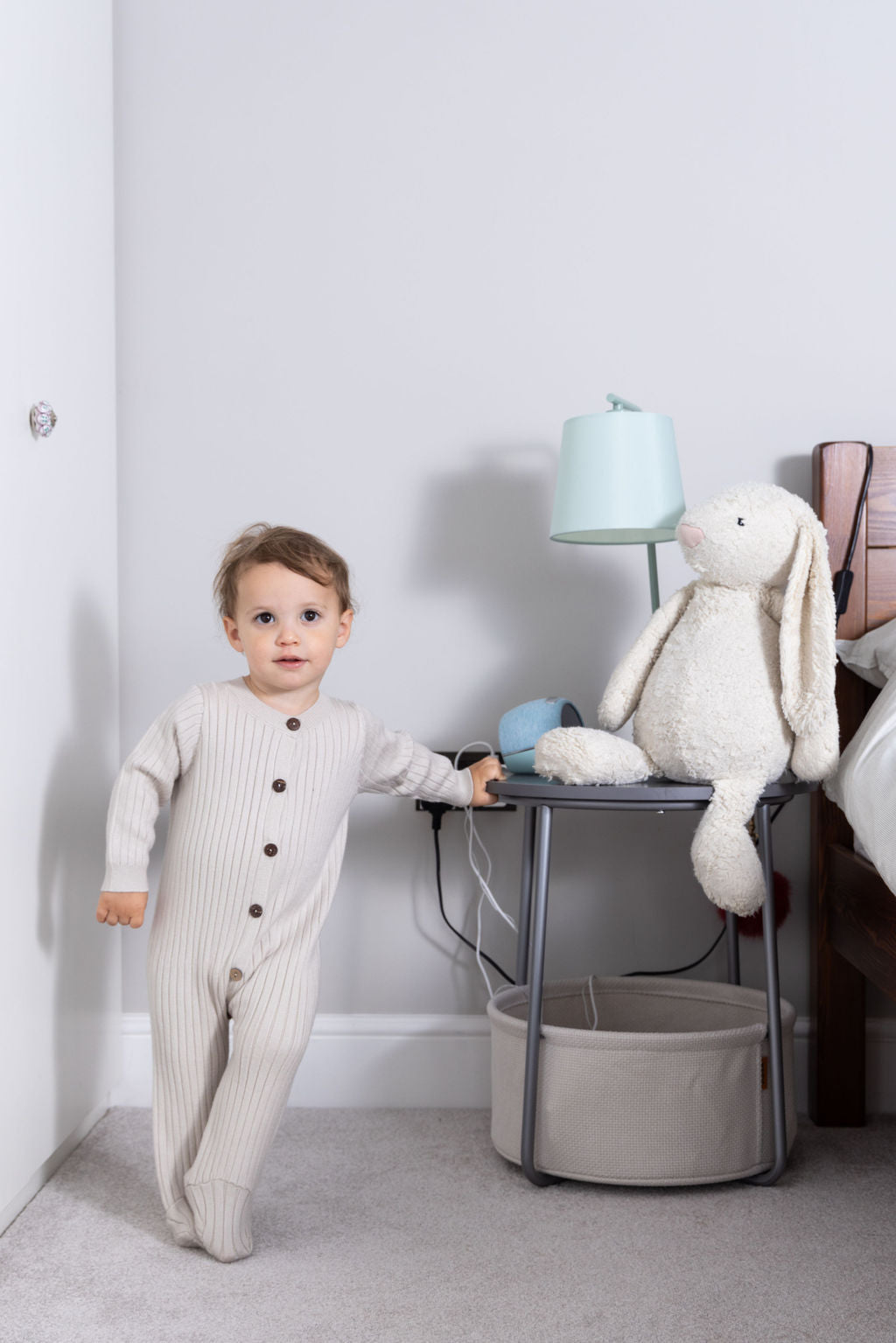 Boys Knitted Babygrow