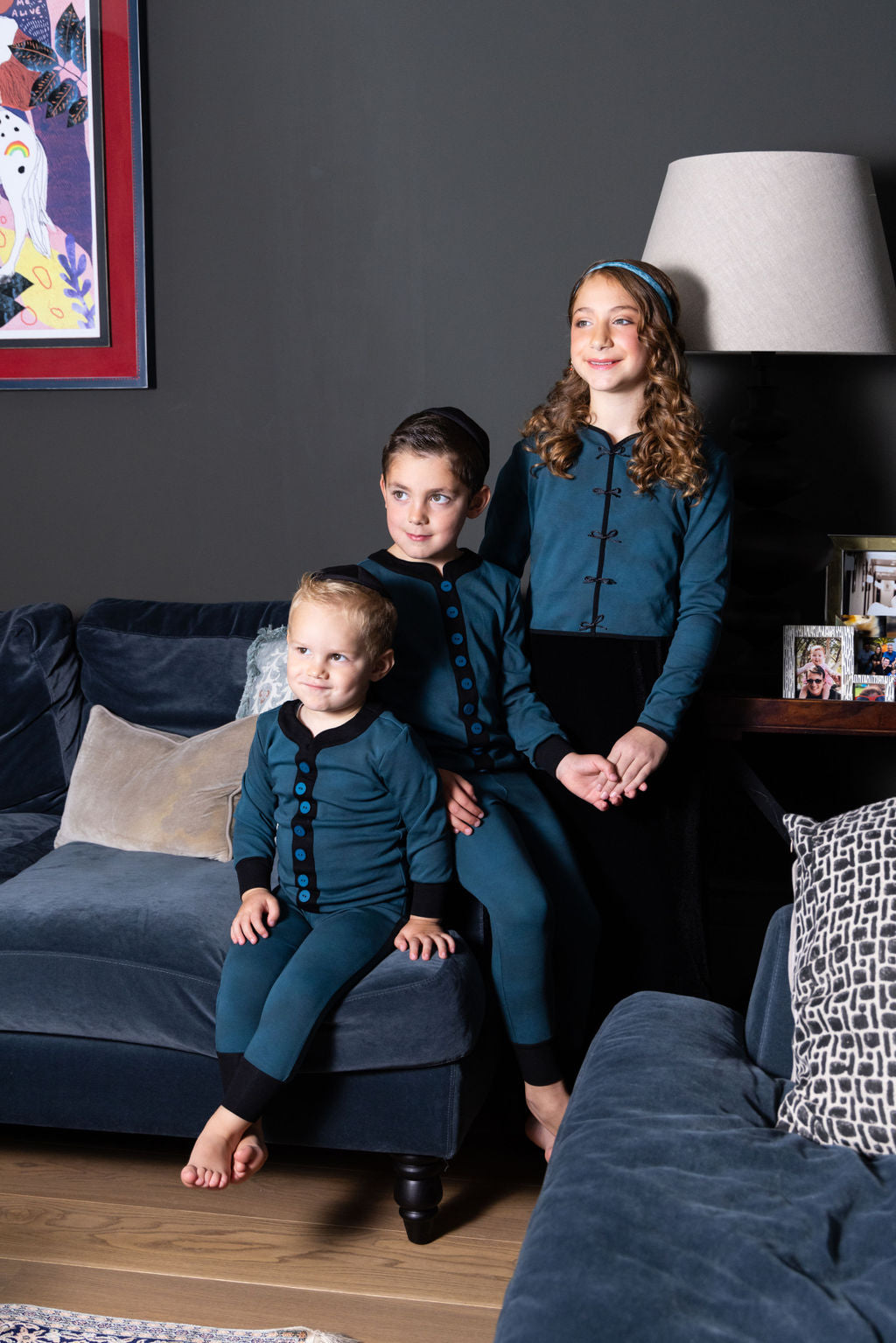 Teal Girls Robe