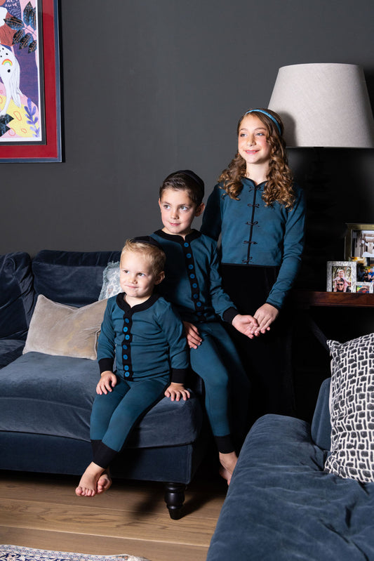 Teal Girls Robe